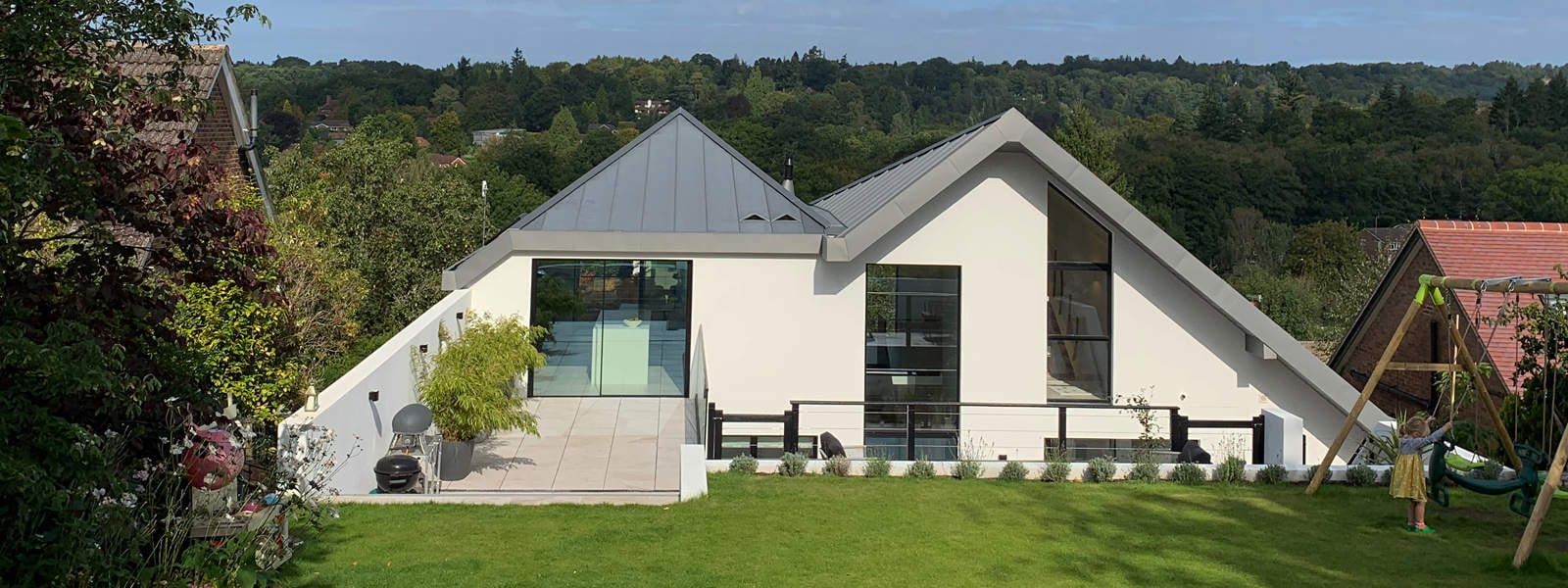 Upside Down House Extension, Haslemere, Surrey