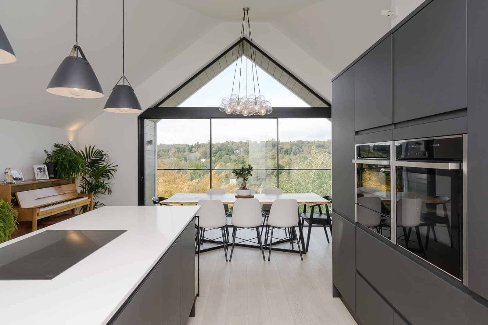 Upside Down House Extension, Haslemere, Surrey, view 5