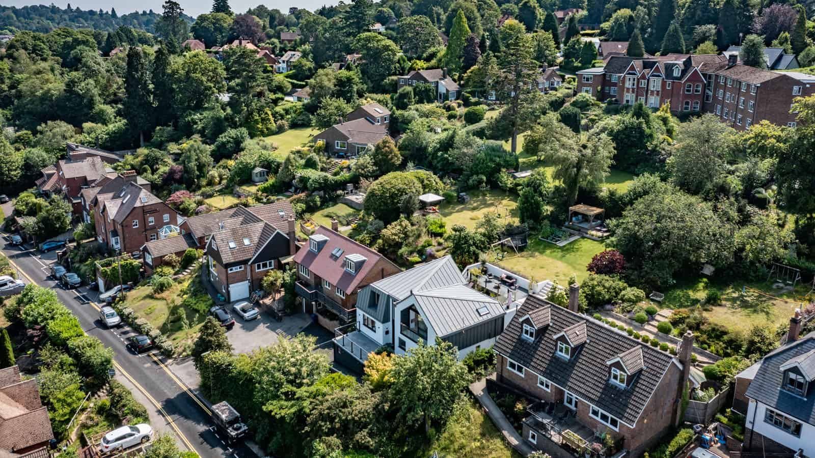 Upside Down House Extension, Haslemere, Surrey