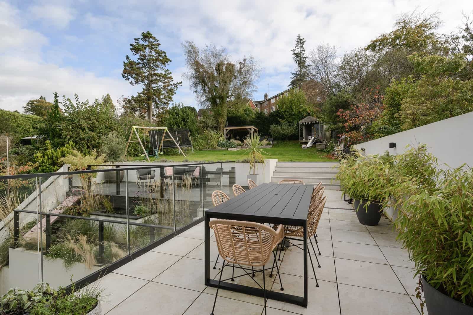 Upside Down House Extension, Haslemere, Surrey, view 1