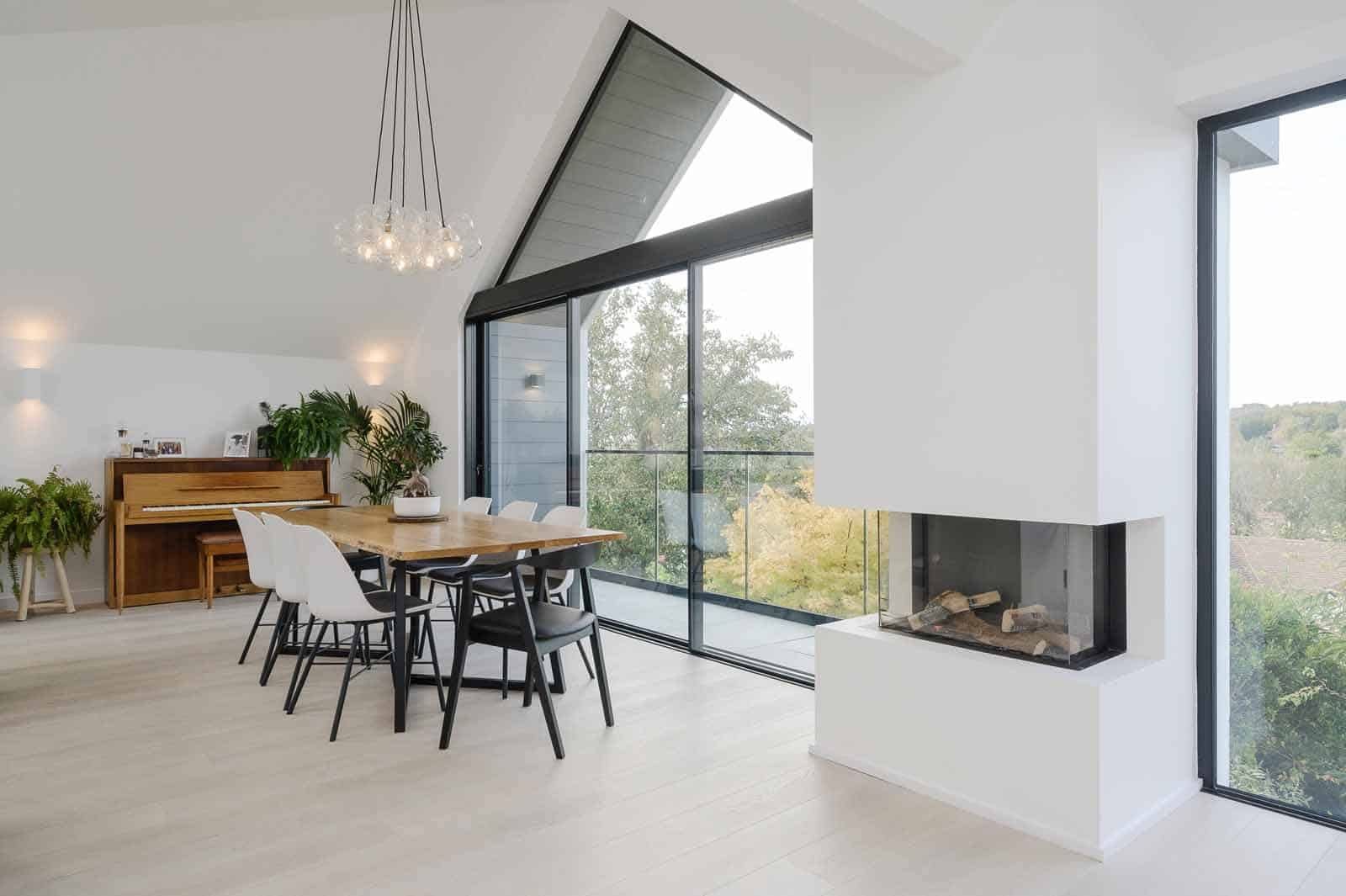 Upside Down House Extension, Haslemere, Surrey, view 3