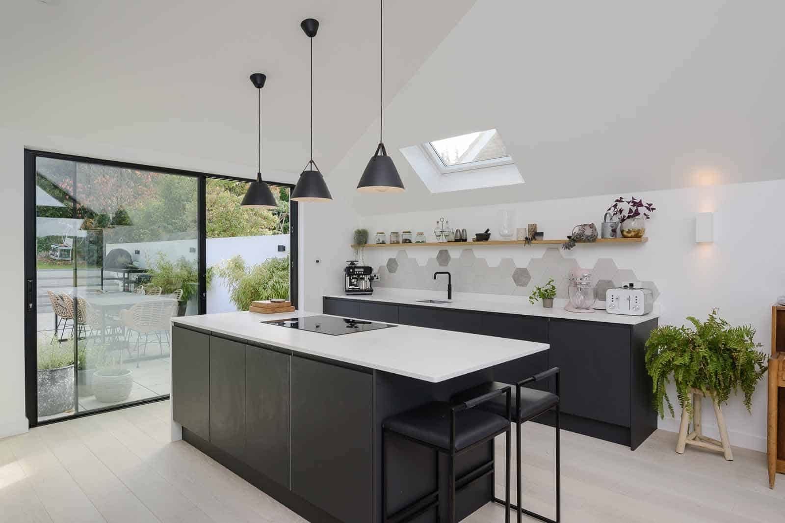 Upside Down House Extension, Haslemere, Surrey, view 7