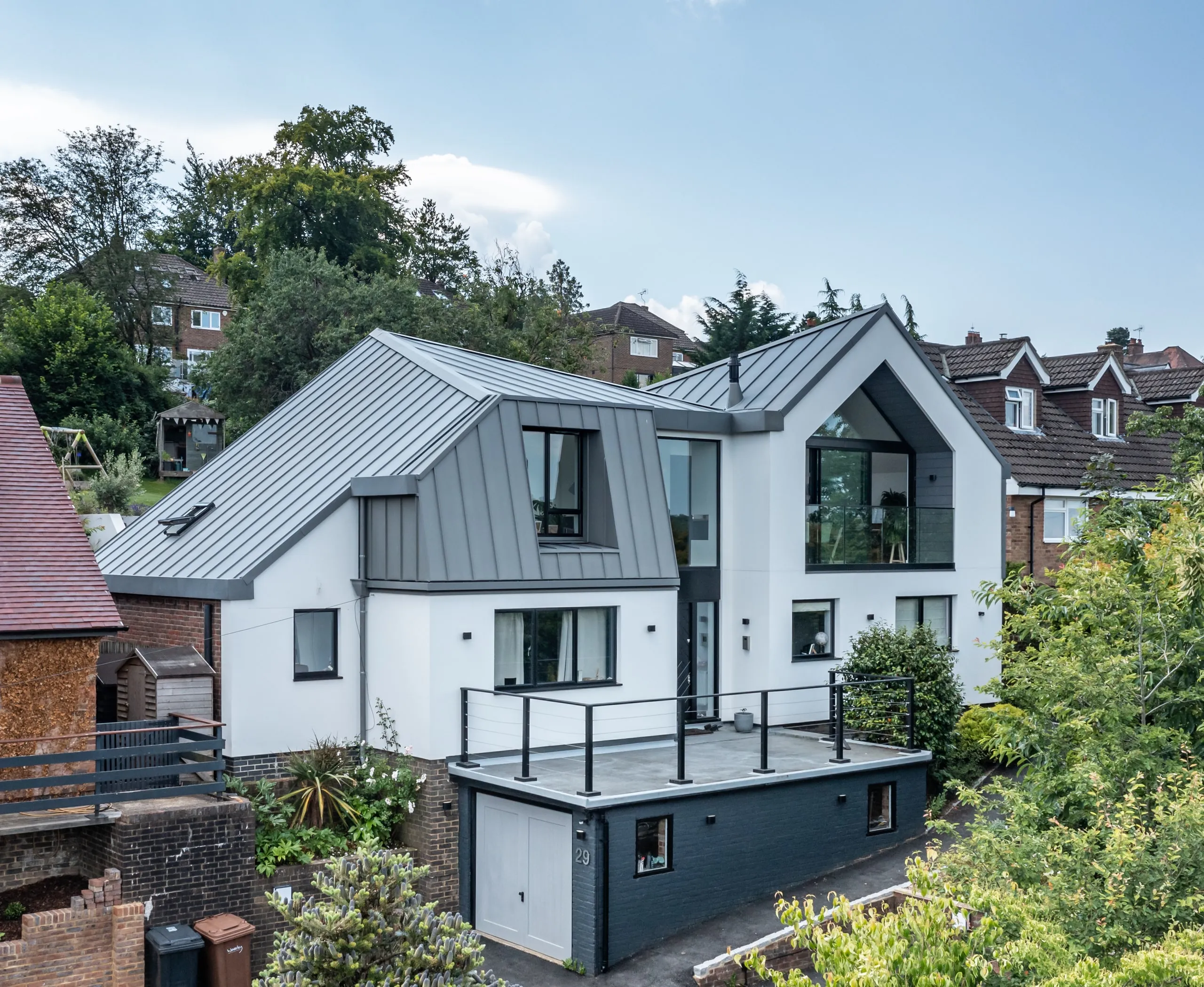 Upside Down House Extension, Haslemere, Surrey